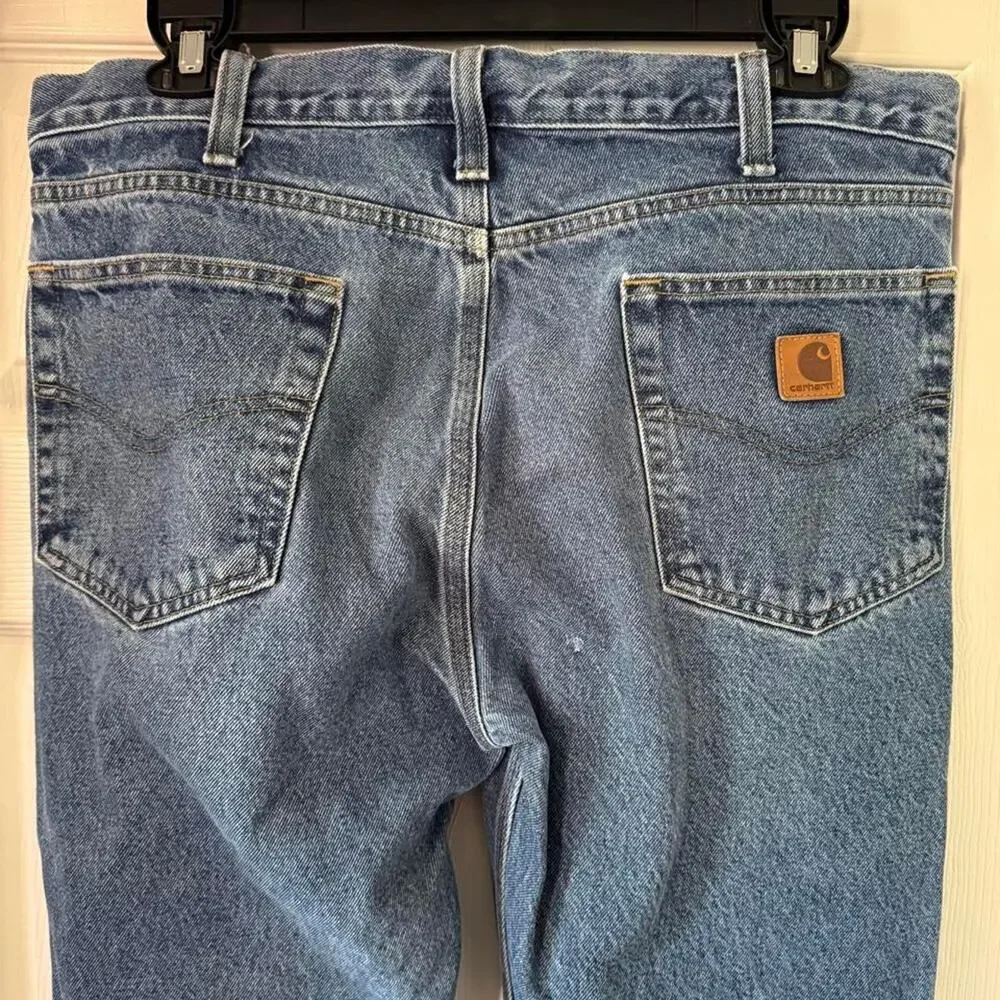 Carhartt Jeans B480 DVB Straight Traditional Fit Cotton Jeans- 36x32